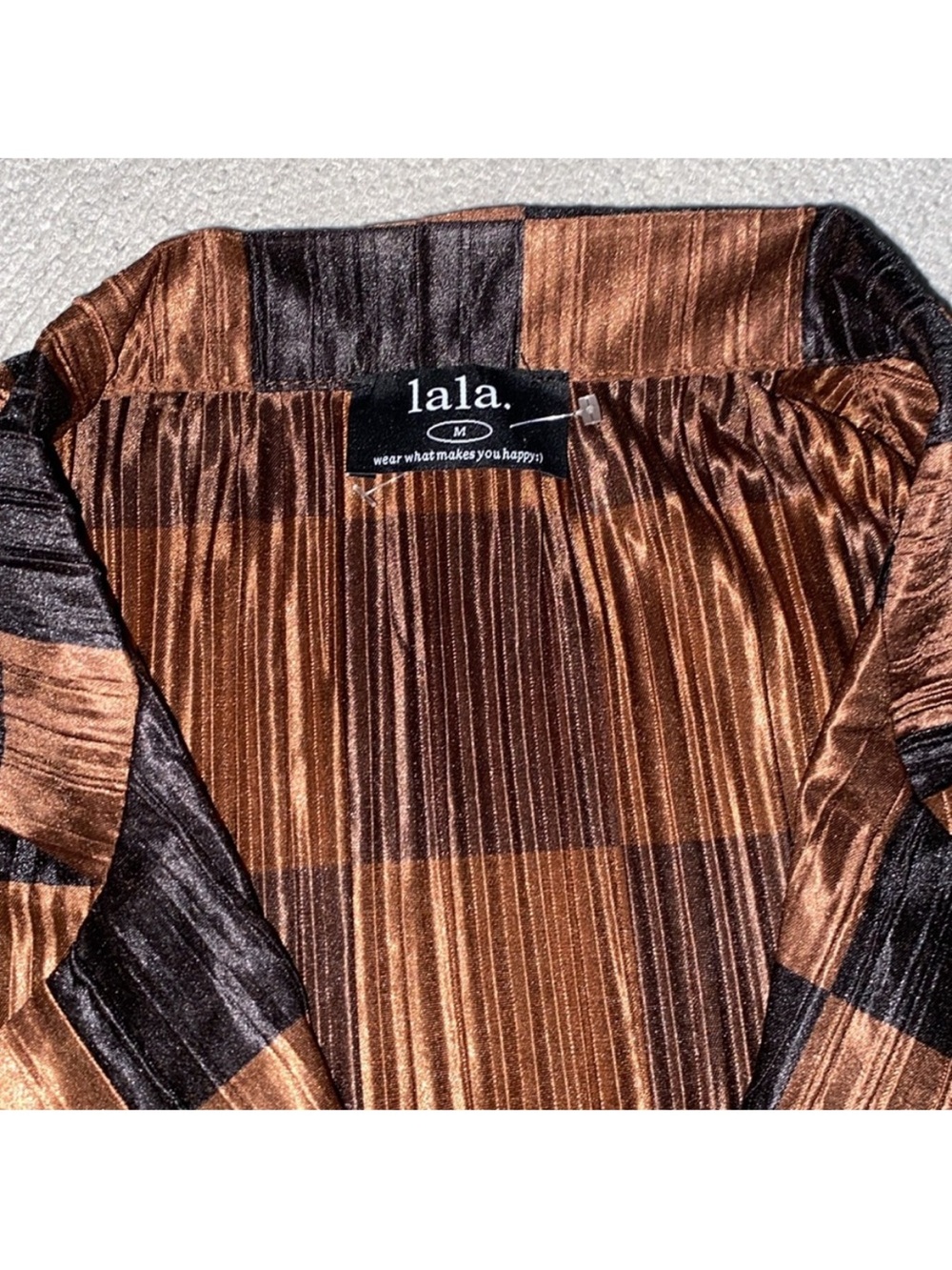 NEW SOLD OUT SIZE M ✨ Dressed in LALA Black and Mocha Checkerboard Set - Picture 6 of 7